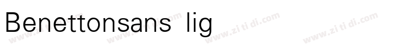 Benettonsans light字体转换